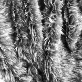 Wolf Faux Fur Gray Luxury Throw