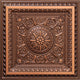 Antique Copper 3D Ceiling Panels, 2'x2', 40 Sq Ft, Pack of 10