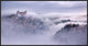 "Toledo City Foggy Morning" Framed Canvas Giclee by Jesus M. Garcia, 37x19"