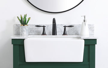 24" Backsplash, Carrara White