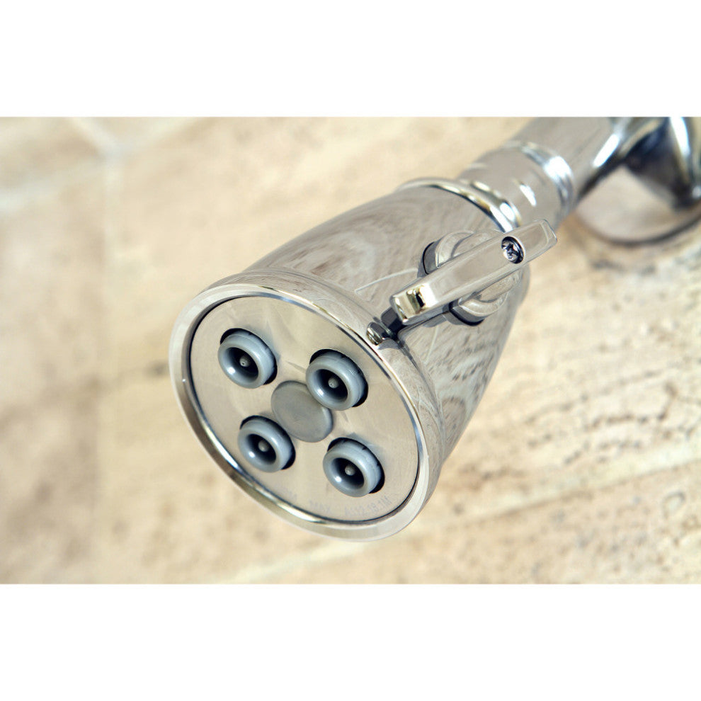 Showerscape Jet Spray Shower Head, Polished Chrome