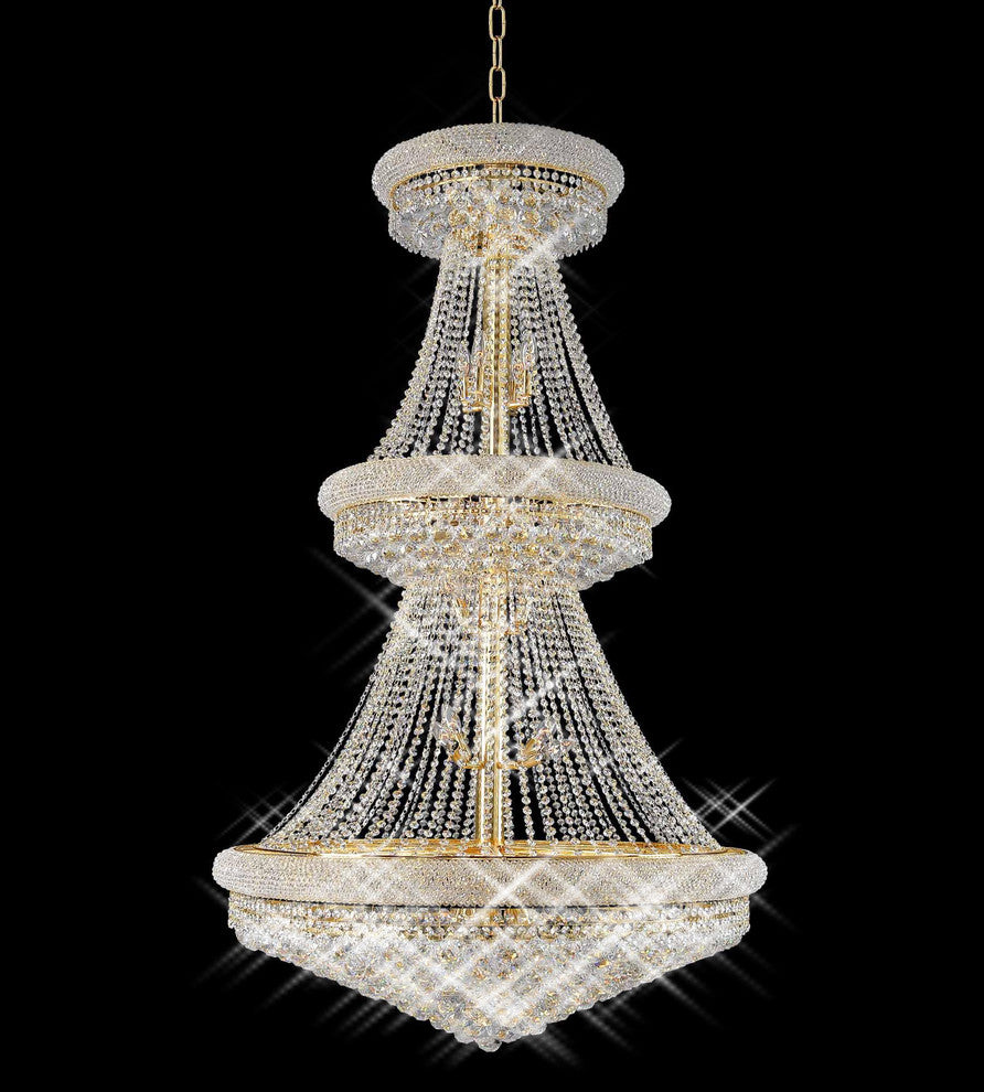 Artistry Lighting Primo Collection Chandelier 36x66, Gold