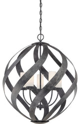 Quoizel BMS2826OK Five Light Pendant Blacksmith Old Black Finish