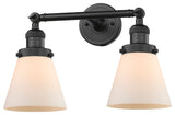Innovations Lighting 208-Bk-G61-Led 2 Light Dimmable Led Bathroom Fixture