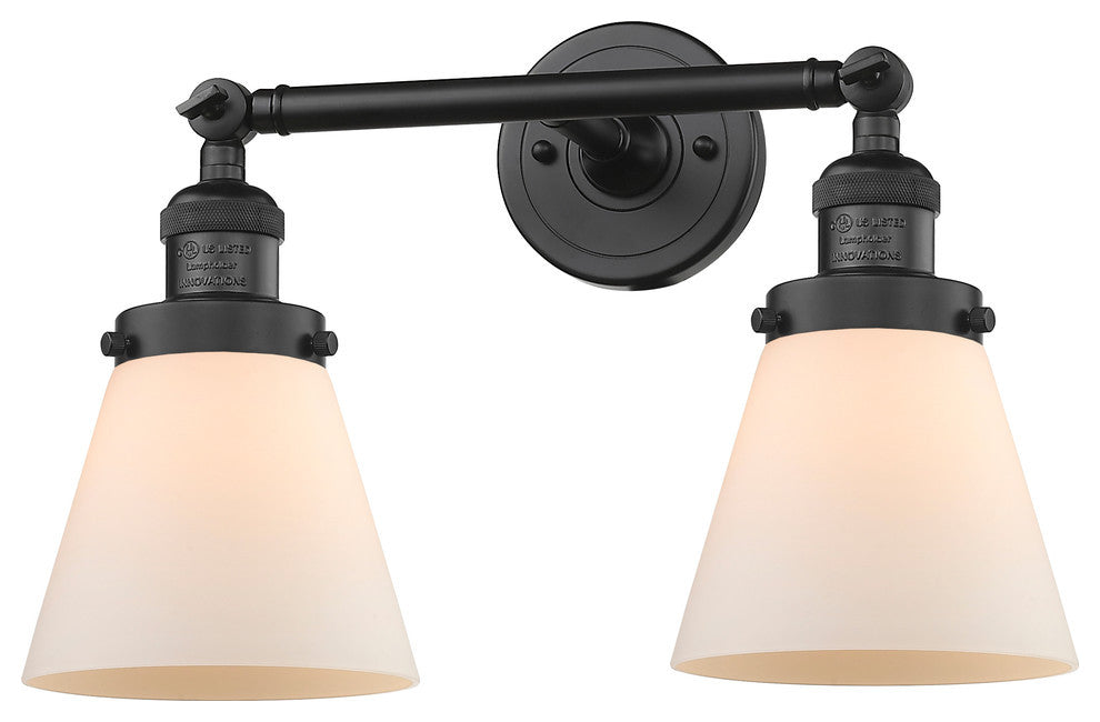 Innovations Lighting 208-Bk-G61-Led 2 Light Dimmable Led Bathroom Fixture