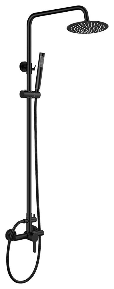 Makai Dual Function Outdoor Shower Stainless Steel, Matte Black