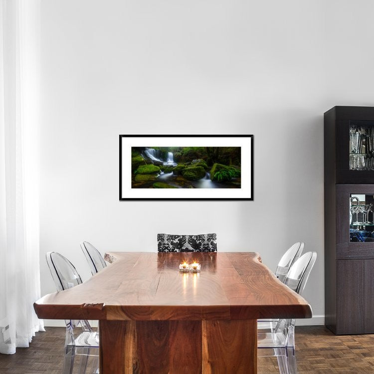 "Hello Horseshoe" Framed Digital Print by Jason L. Stephens, 44x22"