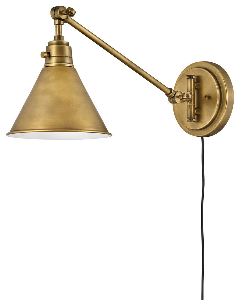 Arti 1-Light Sconce, Heritage Brass