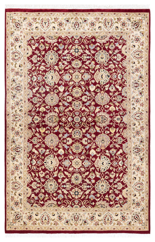 Mogul, One-of-a-Kind Hand-Knotted Area Rug Orange, 4' 1" x 6' 3"