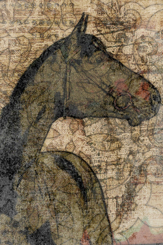 "Mustang" Painting Print on Wrapped Canvas