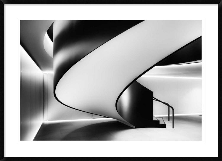 "Staircase" Framed Digital Print by Darren Kelland, 44x32"