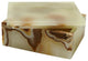 Asteria Collection Black Zebra Marble 5" Rectangular Keepsake Box, Light Green O