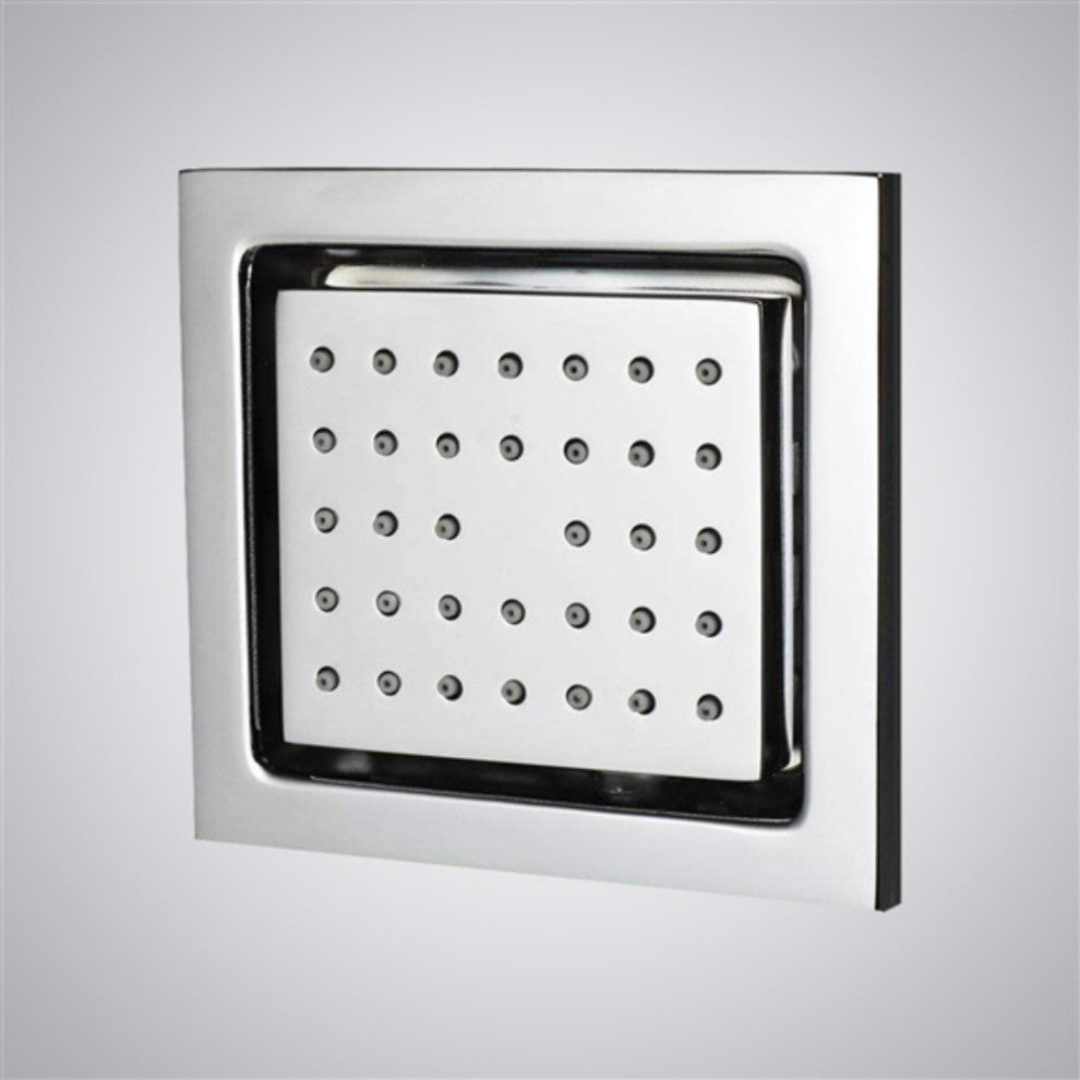 Jesi LED 20*40" Digital Rainfall Shower System and 3 Jetted Body Sprays, Chrome