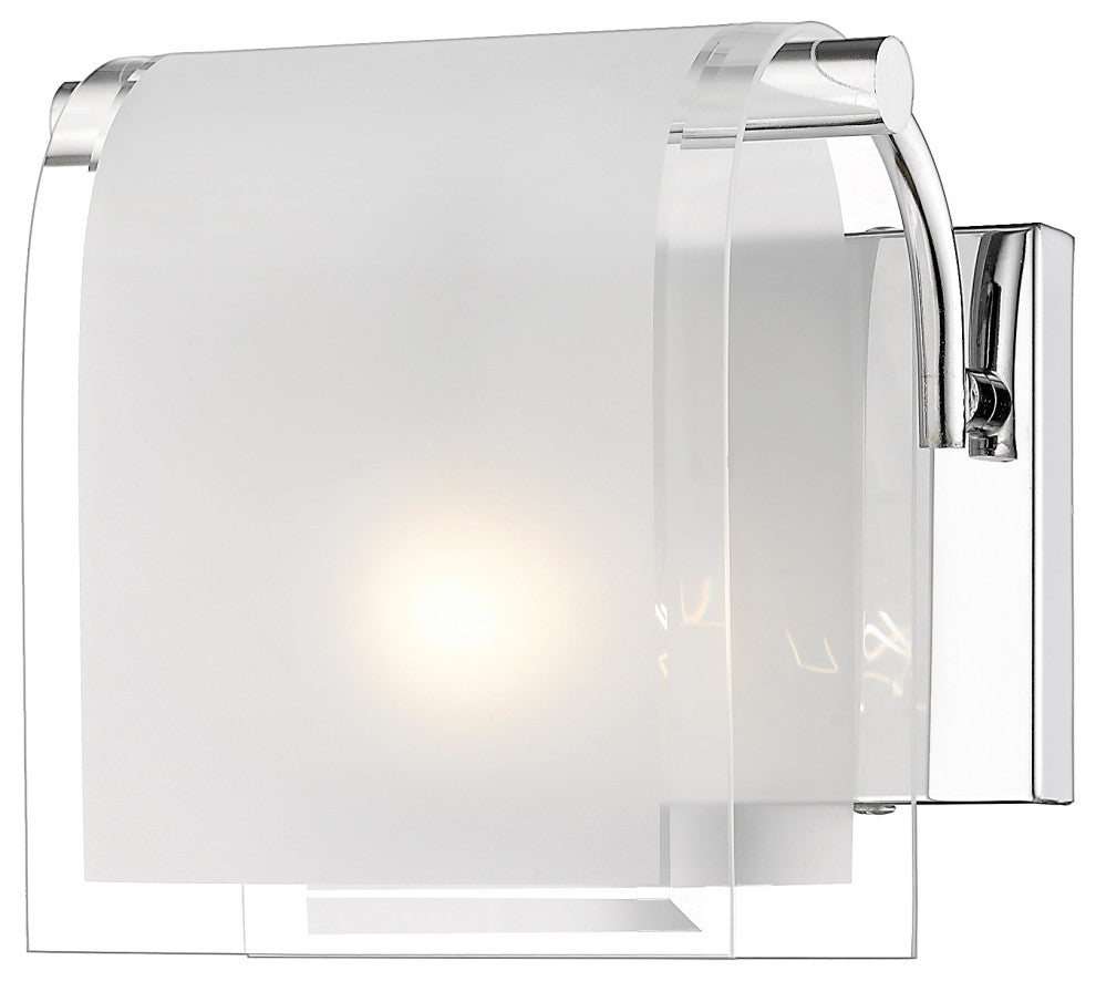 Zlite 169-1S 1-Light Wall Sconce, Clear Beveled