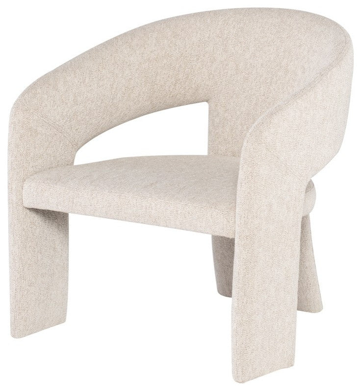 Anise Shell Fabric Occasional Chair