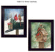 "Winter Cardinals" Collection By Diane Weaver, Printed Wall Art, Black Frame