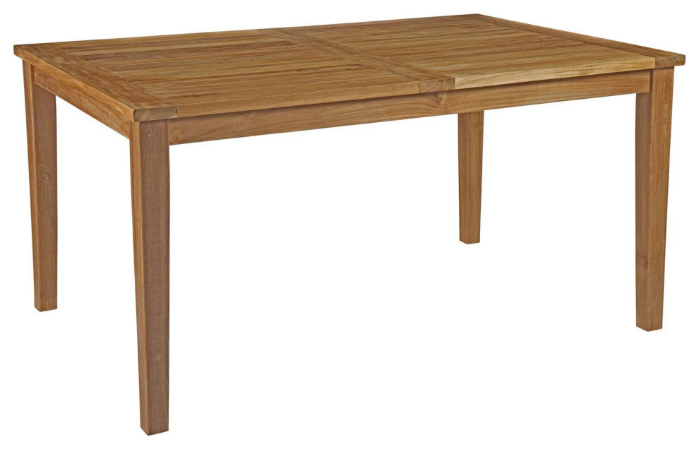 Natural Marina Outdoor Patio Teak Dining Table