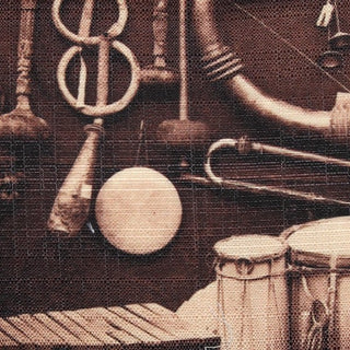 Pillow Decor - Musical Instruments Throw Pillow 12x20