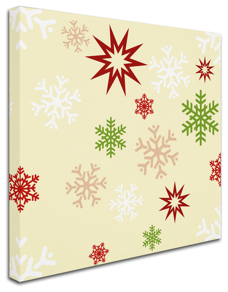 Tina Lavoie 'Beautiful Christmas IX' Canvas Art, 18" x 18"