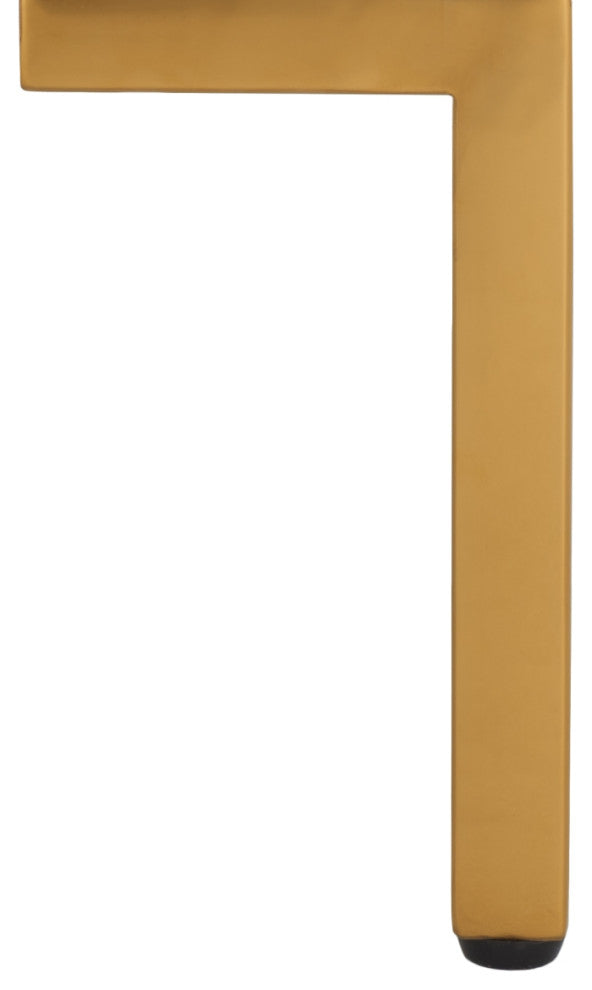 Safavieh Couture Lucian 3-Drawer Side Table, Black/Brass
