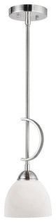 North Bay 1-Light Mini Pendant, Satin Nickel