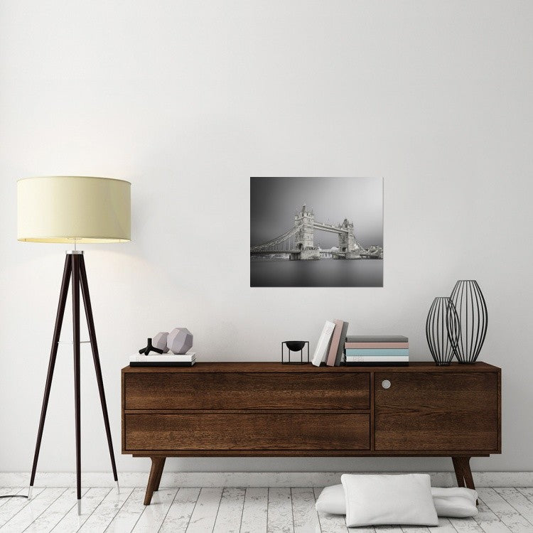 "Tower Bridge" Stretched Canvas Giclee by Ahmed Thabet, 30x25"