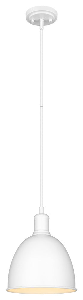 Zlite 4500P8-SW 1-Light Pendant, Satin White