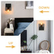 1-Light hallway light wall Black wall sconce Metal wall mounted light fixture