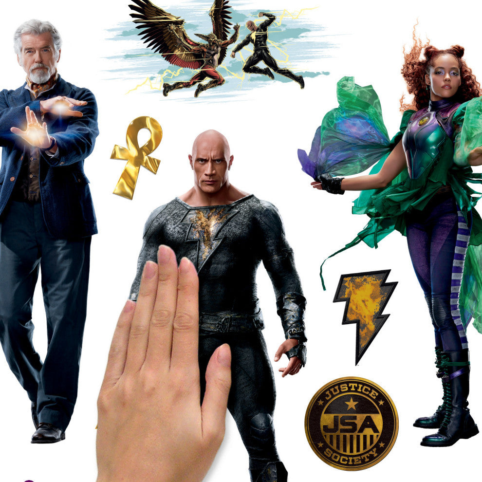 Black Adam Peel & Stick Wall Decals