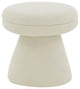 Safavieh Couture Gisella Boucle Ottoman, Taupe