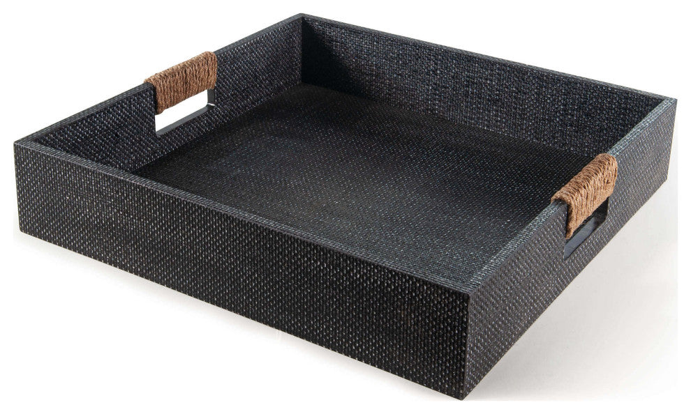 Logia Square Tray Large, Gray