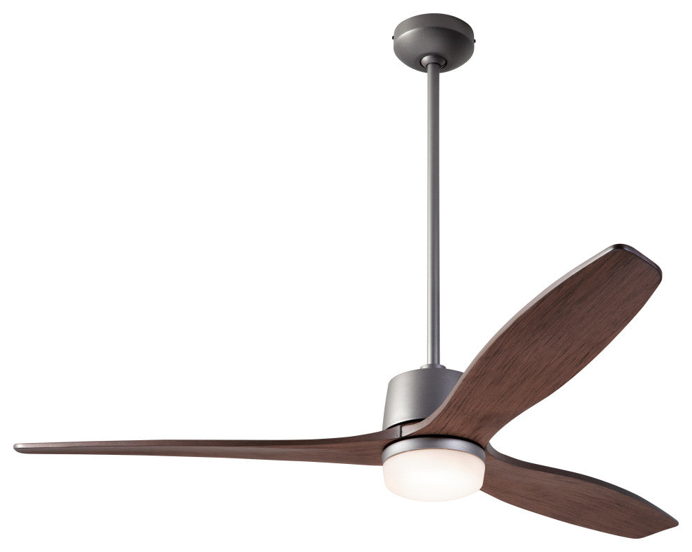Arbor Fan, Graphite, 54" Mahogany Blades With LED, Wall Control