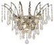Elegant Victoria Wall Sconce, Chrome Finish With Royal Cut Crystal
