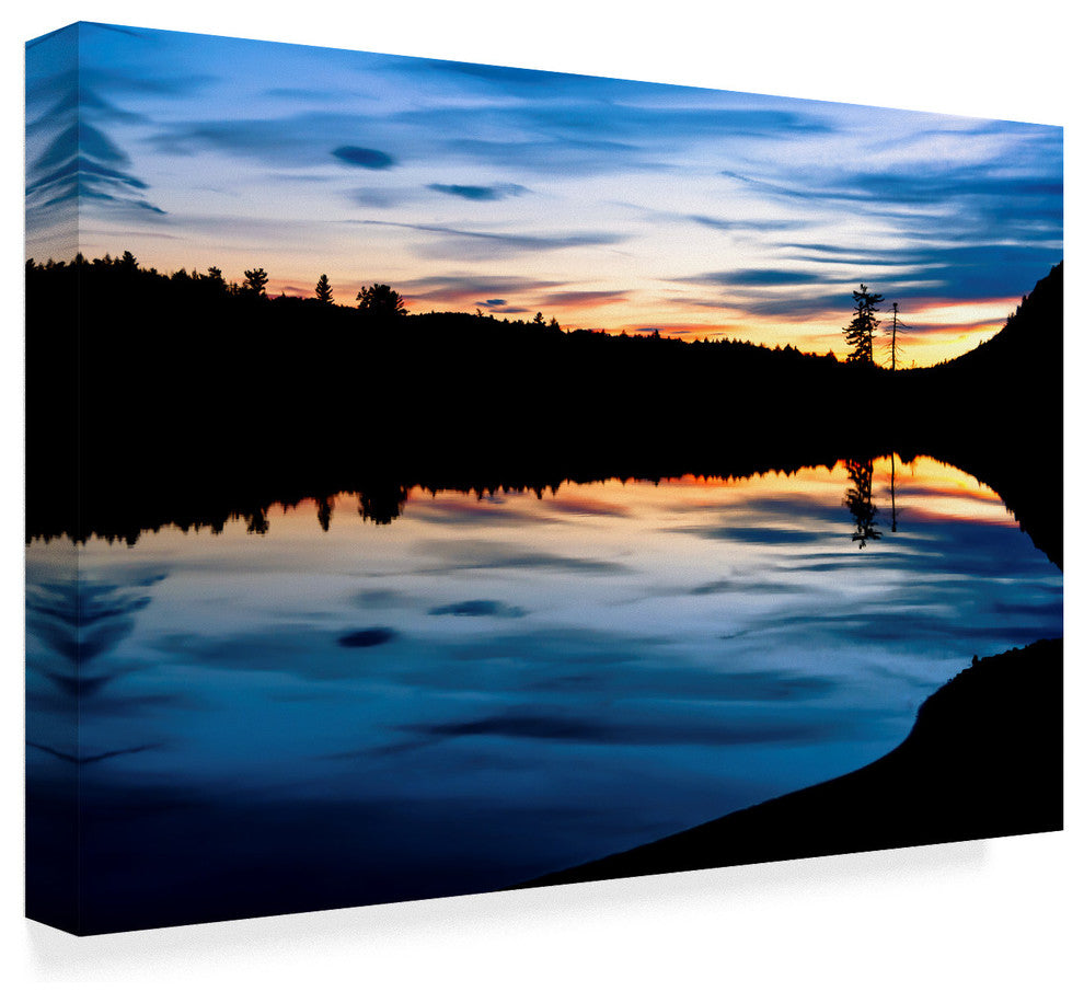Anthony Paladino ''Silhouetted Landscape'' Canvas Art