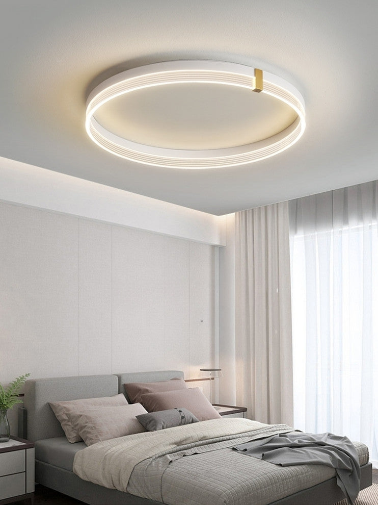 Weggis | Modern LED Minimalist Circle Shaped Ceiling Lamp, White