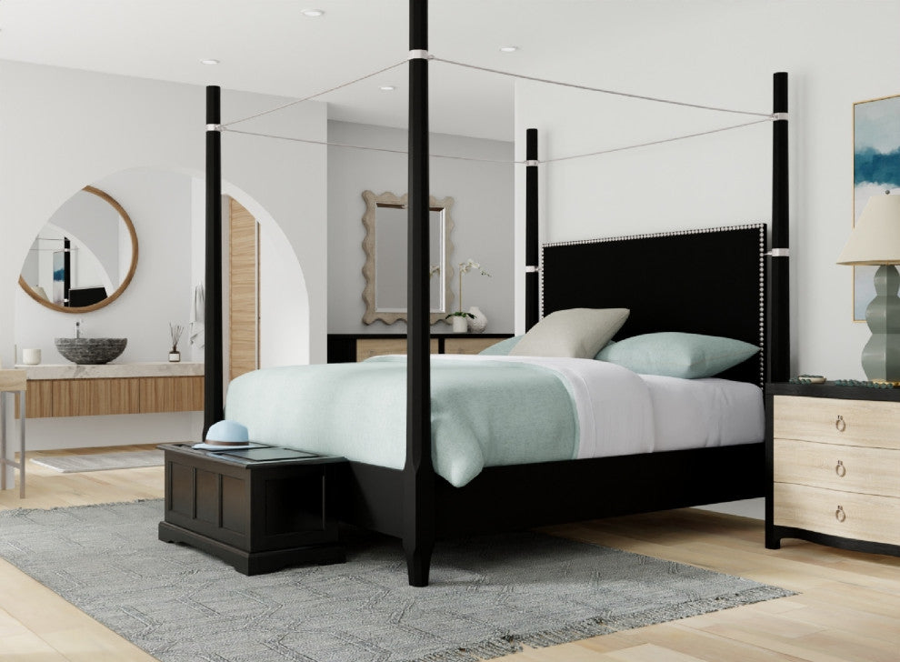 Camden Blanket Chest, Antique Black