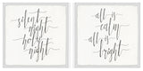 All Is Calm Diptych, 2-Piece Set, 12x12 Panels
