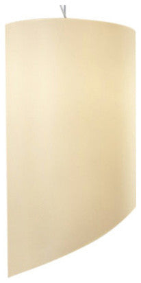 Pank Pendant, White on White, 12"