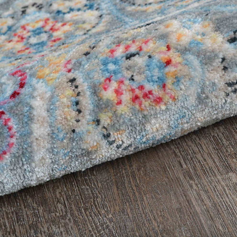 MACHINE MADE POLYESTER AREA RUGS  -Multicolor, Oriental ,Rugs for Living Room