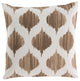 Surya Ogee SY-018 22"x22" Pillow Cover, Camel/Khaki