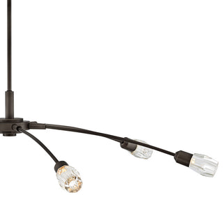 Fredrick Ramond Atera Extra Large Single Tier Chandelier, Black Oxide