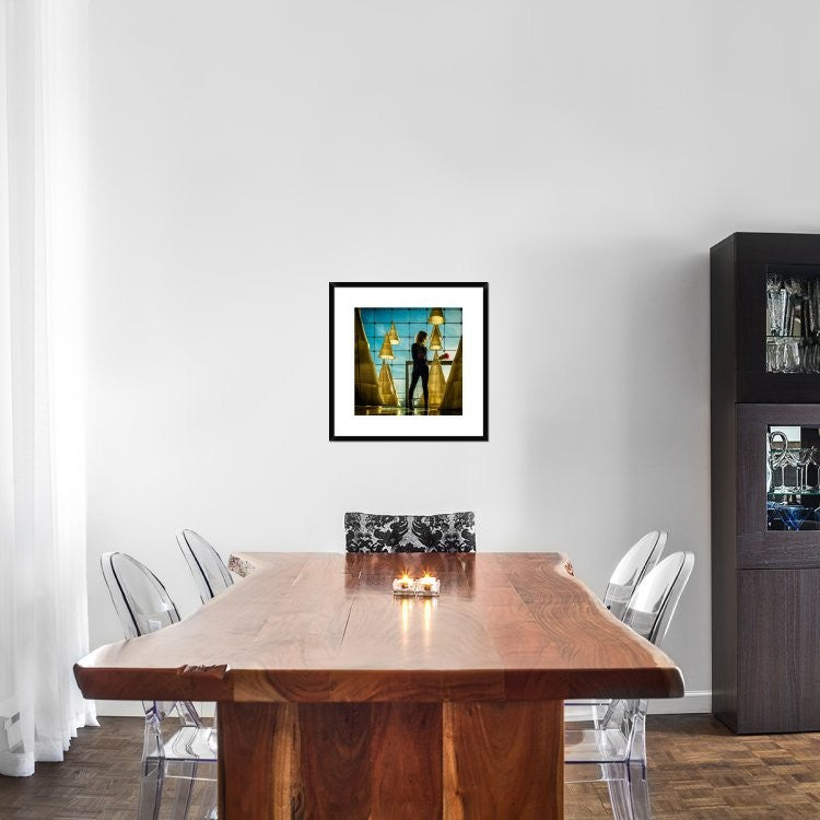 "Dusted" Framed Digital Print by Ambra, 24x24"