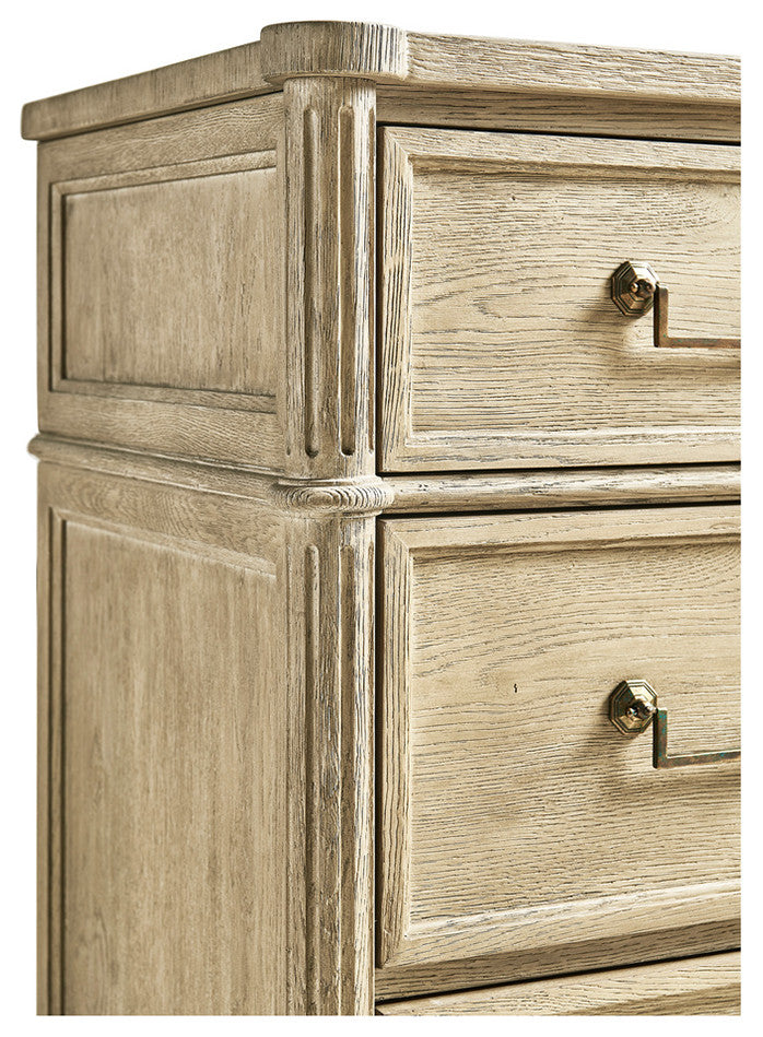 French Louis XVI Style Commode Natural 52"