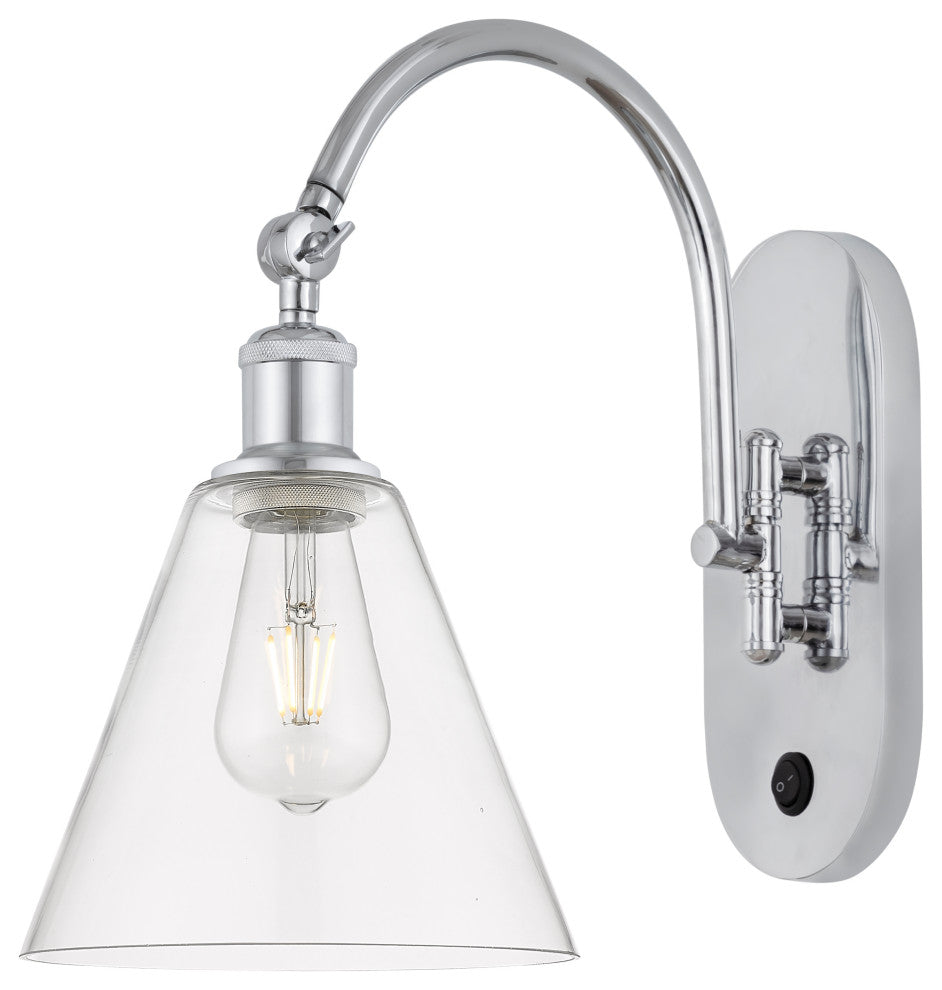 Innovations 518-1W-PC-GBC-82-LED 1 Light Sconce, Polished Chrome
