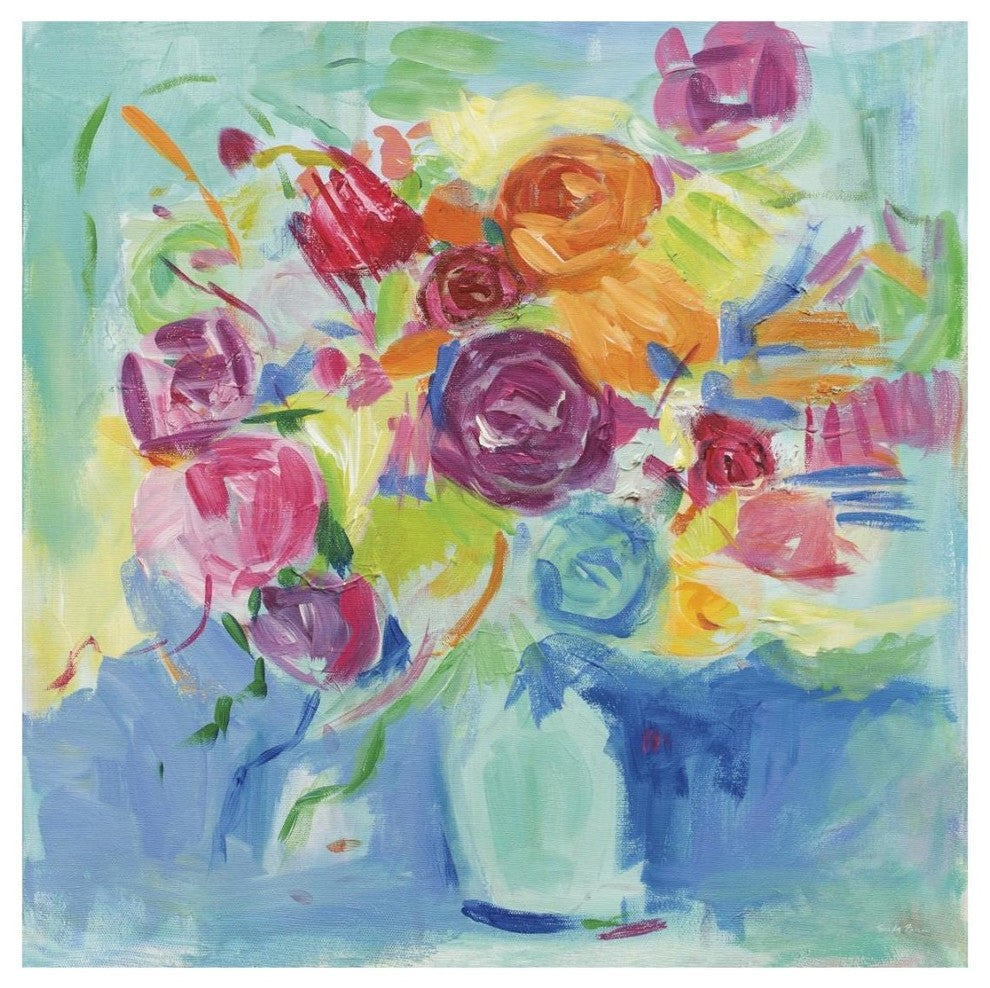 "Matisse Florals" Digital Paper Print by Farida Zaman, 20"x20"