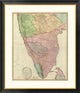 "Composite: India Peninsula, 1800" Framed Digital Print by William Faden, 35x40"