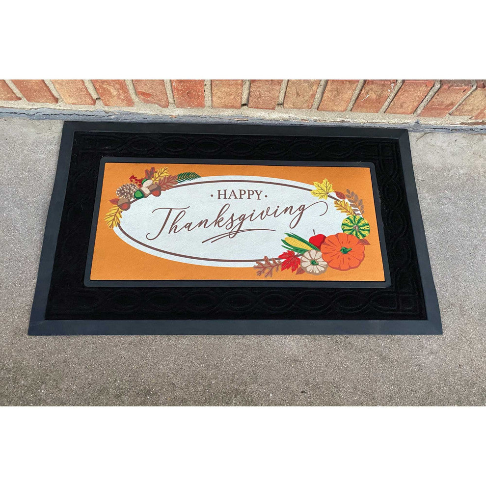 Doormat Insert, Happy Thanksgiving