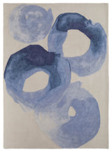 Ramiro R8887 Transitional/Industrial/Casual Rug, Blue, 5'x8'