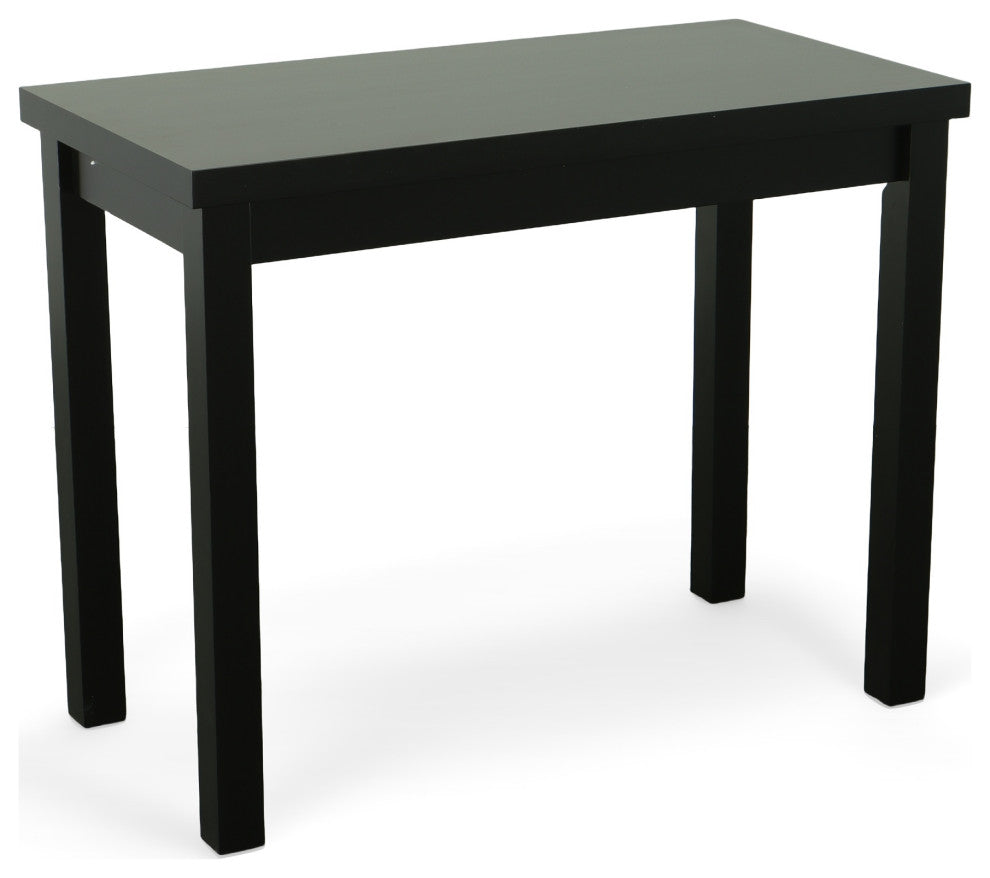 Waverly Thick Top Bar Table, Antique Black
