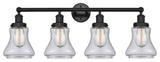 4-Light 33.5" Bath Vanity-Light Matte Black